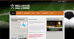 Desktop Screenshot of bellevuehallerne.dk